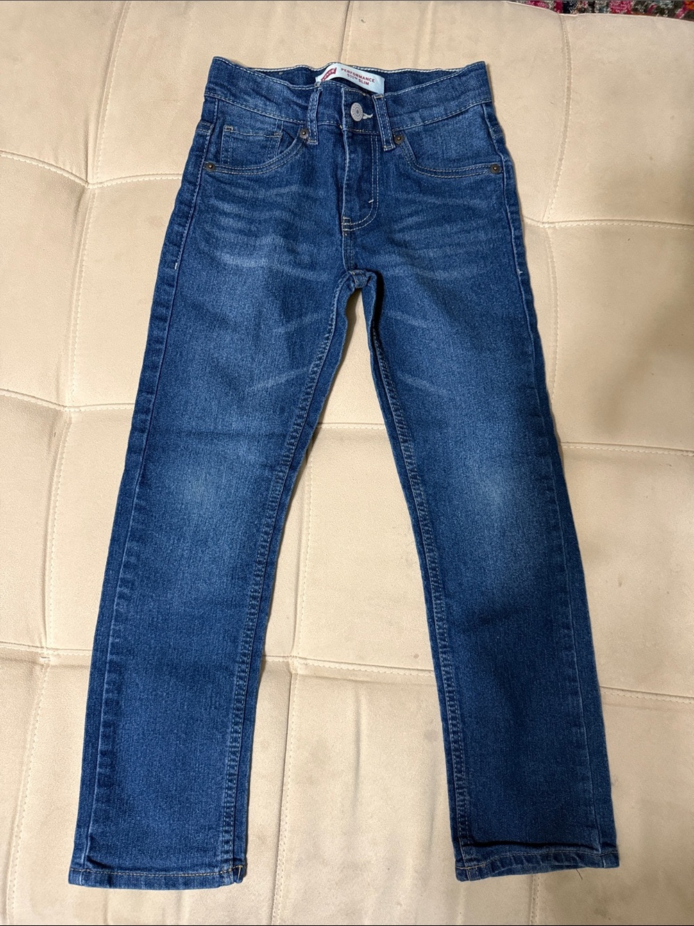 Levi's Dark Blue Slim Straight Boys Jeans